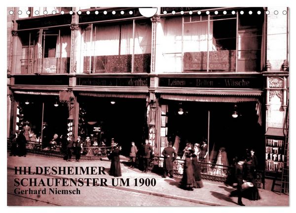Produktbild: Hildesheimer Schaufenster um 1900 (Wandkalender 2026 DIN A4 quer), CALVENDO Monatskalender
