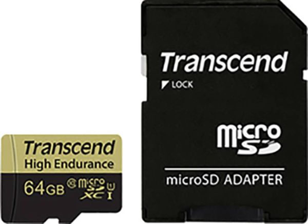 Transcend High Endurance microSDHC-Karte 32GB Class 10 inkl. SD-Adapter