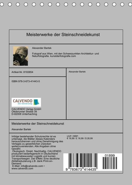 Produktbild: Meisterwerke der Steinschneidekunst (Tischkalender 2022 DIN A5 hoch)