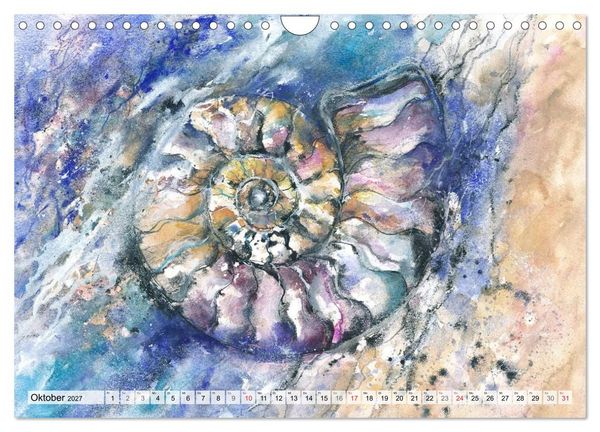 Produktbild: Komm mit ans Meer &ndash; Aquarelle (Wandkalender 2027 DIN A4 quer), CALVENDO Monatskalender