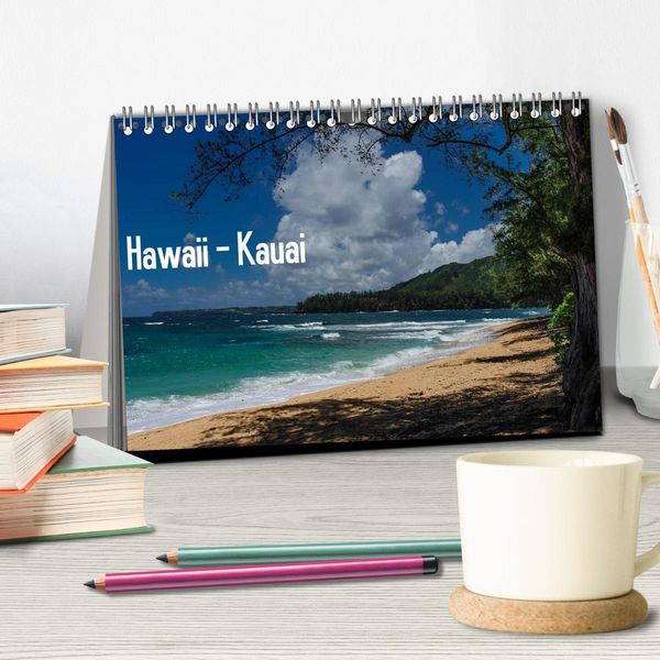Produktbild: Hawaii - Kauai (Tischkalender 2026 DIN A5 quer), CALVENDO Monatskalender