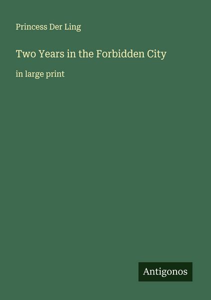 Produktbild: Two Years in the Forbidden City