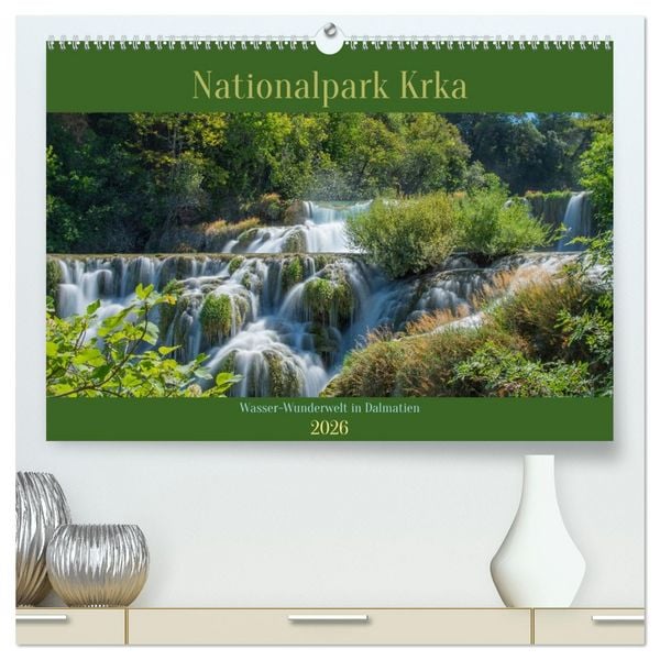 Produktbild: Nationalpark Krka - Wasser-Wunderwelt in Dalmatien (hochwertiger Premium Wandkalender 2026 DIN A2 quer), Kunstdruck in Hochglanz
