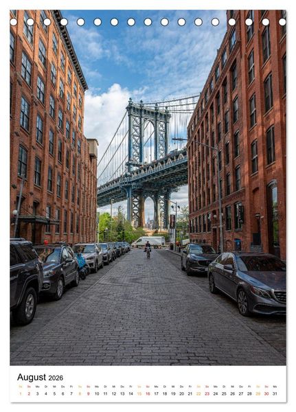 Produktbild: New York, Facetten einer Stadt (Tischkalender 2026 DIN A5 hoch), CALVENDO Monatskalender