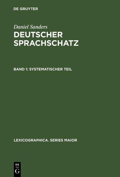 Produktbild: Systematischer Teil