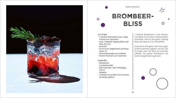 Produktbild: Bubble Tea selber machen - 50 verr&uuml;ckte Rezepte f&uuml;r kalte und hei&szlig;e Bubble Tea Cocktails und Mocktails. Mit oder ohne Krone
