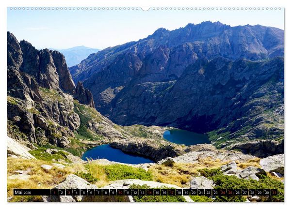 Produktbild: Korsikas wilder Norden. GR20 Impressionen (hochwertiger Premium Wandkalender 2026 DIN A2 quer), Kunstdruck in Hochglanz