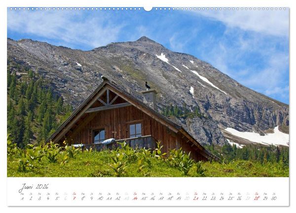 Produktbild: Einladung auf die Salzburger Almh&uuml;tten (hochwertiger Premium Wandkalender 2026 DIN A2 quer), Kunstdruck in Hochglanz