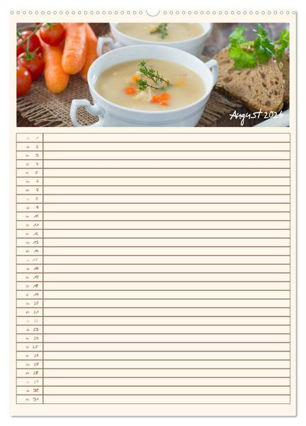Produktbild: Guten Appetit (Wandkalender 2026 DIN A2 hoch), CALVENDO Monatskalender