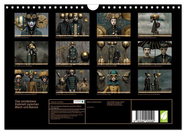 Produktbild: Das sonderbare Kabinett zwischen Blech und Barock (Wandkalender 2027 DIN A4 quer), CALVENDO Monatskalender