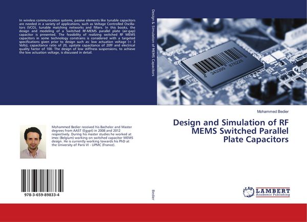 Produktbild: Design and Simulation of RF MEMS Switched Parallel Plate Capacitors