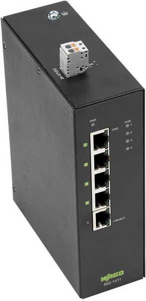Produktbild: WAGO 852-1411 852-1411 Industrial Ethernet Switch
