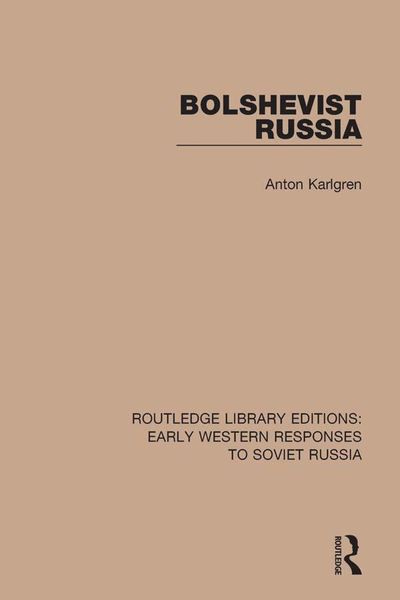Produktbild: Bolshevist Russia