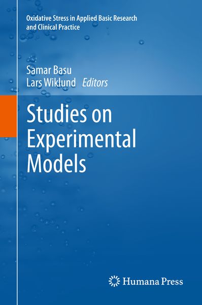 Produktbild: Studies on Experimental Models