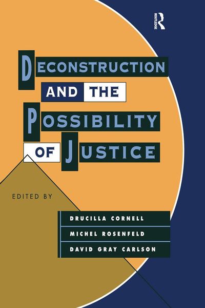 Produktbild: Deconstruction and the Possibility of Justice