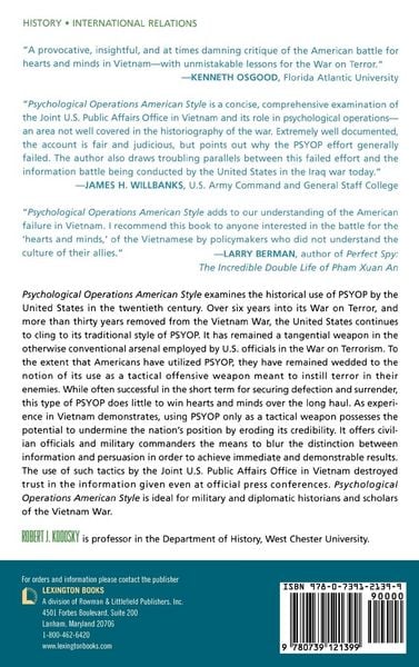 Produktbild: Psychological Operations American Style
