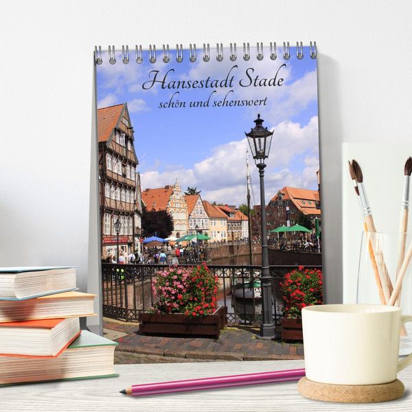 Produktbild: Hansestadt Stade - sch&ouml;n und sehenswert (Tischkalender 2026 DIN A5 hoch), CALVENDO Monatskalender