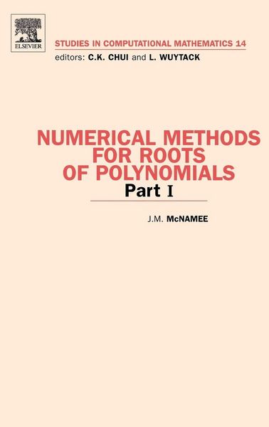 Produktbild: Numerical Methods for Roots of Polynomials