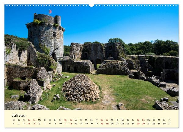 Produktbild: Einzigartige C&ocirc;te Granit Rose (Wandkalender 2026 DIN A2 quer), CALVENDO Monatskalender