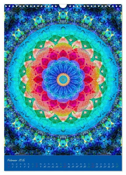 Produktbild: Bl&uuml;hende Mandalas (Wandkalender 2026 DIN A3 hoch), CALVENDO Monatskalender