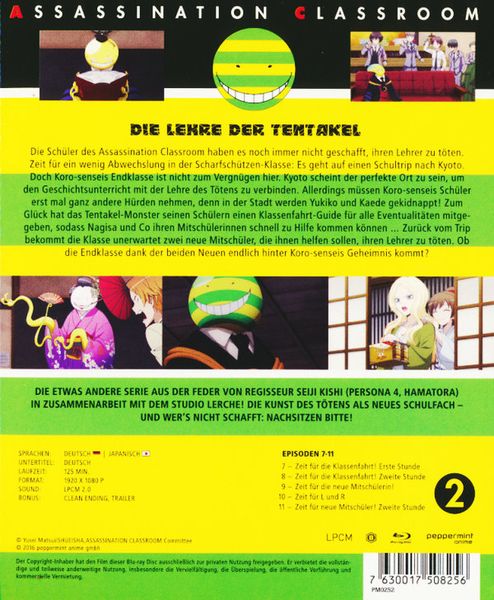Produktbild: Assassination Classroom - Box 2 [LE]