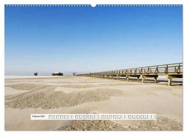 Produktbild: St. Peter-Ording (hochwertiger Premium Wandkalender 2027 DIN A2 quer), Kunstdruck in Hochglanz