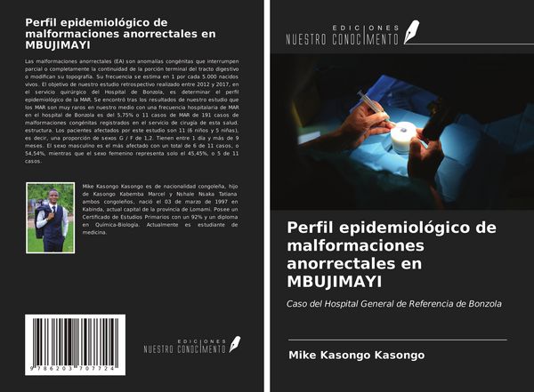 Produktbild: Perfil epidemiol&oacute;gico de malformaciones anorrectales en MBUJIMAYI