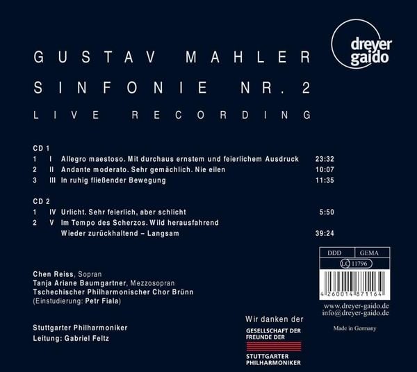 Produktbild: Sinfonie 2 (Live-Recording)