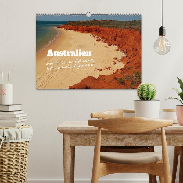 Produktbild: Australien - "Nur wo Du zu Fu&szlig; warst, bist Du wirklich gewesen" (Wandkalender 2026 DIN A3 quer), CALVENDO Monatskalender