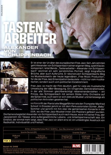 Produktbild: Tastenarbeiter - Alexander von Schlippenbach