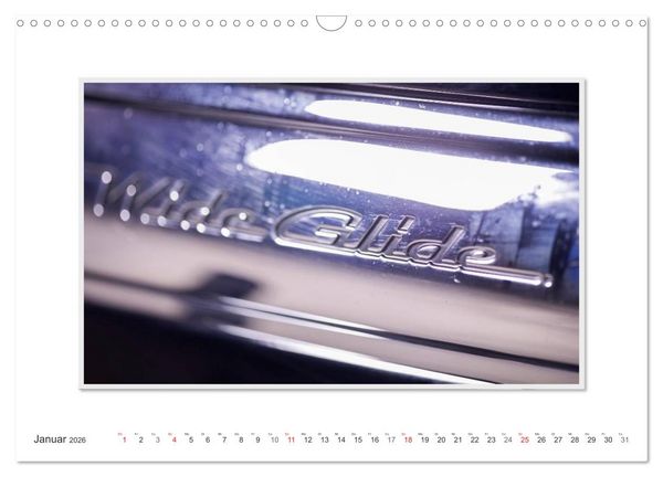 Produktbild: Emotionale Momente: Harley Davidson - Wide Glide (Wandkalender 2026 DIN A3 quer), CALVENDO Monatskalender