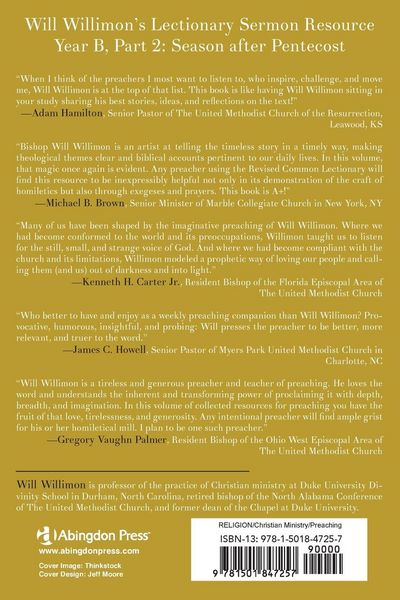 Produktbild: Will Willimon's Lectionary Sermon Resource