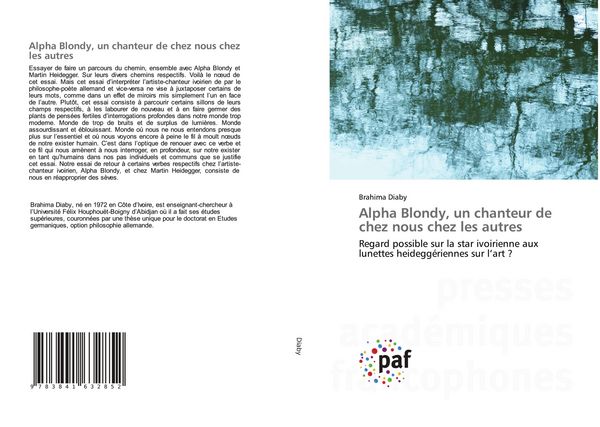 Produktbild: Alpha Blondy, un chanteur de chez nous chez les autres