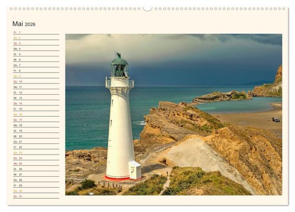 Produktbild: Neuseeland - atemberaubend sch&ouml;n (Wandkalender 2026 DIN A2 quer), CALVENDO Monatskalender