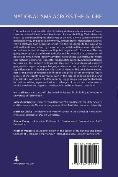 Produktbild: Attitudes to National Identity in Melanesia and Timor-Leste