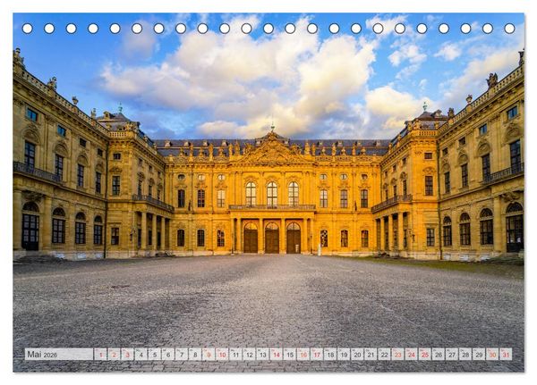 Produktbild: W&uuml;rzburg Impressionen (Tischkalender 2026 DIN A5 quer), CALVENDO Monatskalender