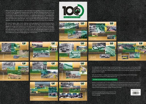 Produktbild: N&uuml;rburgring Kalender 2027