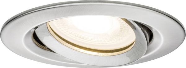 Produktbild: Paulmann Nova Bad-Einbauleuchte LED GU10 7W IP65 Eisen (geb&uuml;rstet)