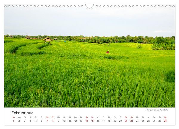 Produktbild: Impressionen einer Reise durch Bali (Wandkalender 2026 DIN A3 quer), CALVENDO Monatskalender