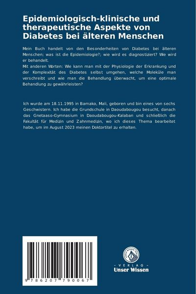 Produktbild: Epidemiologisch-klinische und therapeutische Aspekte von Diabetes bei &auml;lteren Menschen