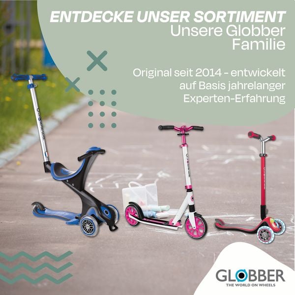 Produktbild: GLOBBER PRIMO FOLDABLE LIGHTS ECO pistaz