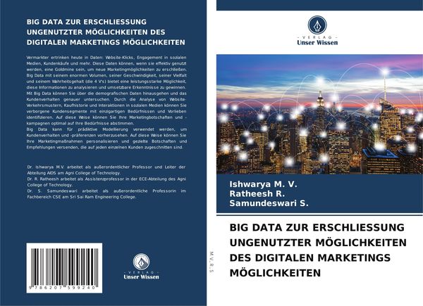 Produktbild: Big Data Zur Erschliessung Ungenutzter M&ouml;glichkeiten des Digitalen Marketings M&ouml;glichkeiten