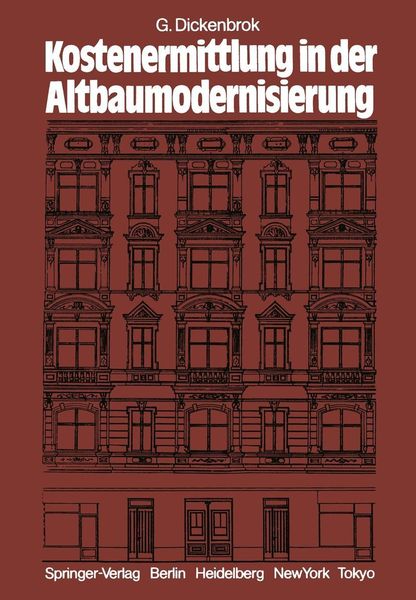 Produktbild: Kostenermittlung in der Altbaumodernisierung