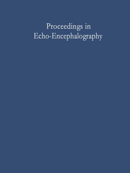 Produktbild: Proceedings in Echo-Encephalography