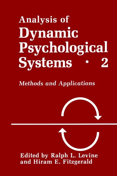 Produktbild: Analysis of Dynamic Psychological Systems