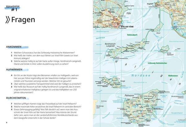 Produktbild: Landkarten-R&auml;tselreise Deutschland