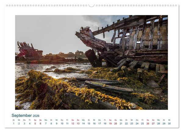 Produktbild: Faszination Schiffsfriedhof (hochwertiger Premium Wandkalender 2026 DIN A2 quer), Kunstdruck in Hochglanz