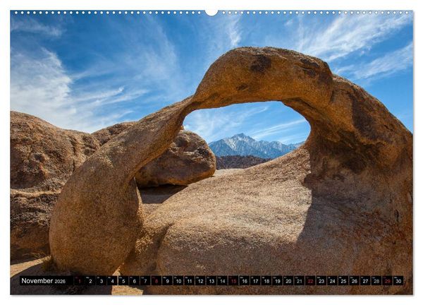 Produktbild: USA Kalender Deluxe (Wandkalender 2026 DIN A2 quer), CALVENDO Monatskalender
