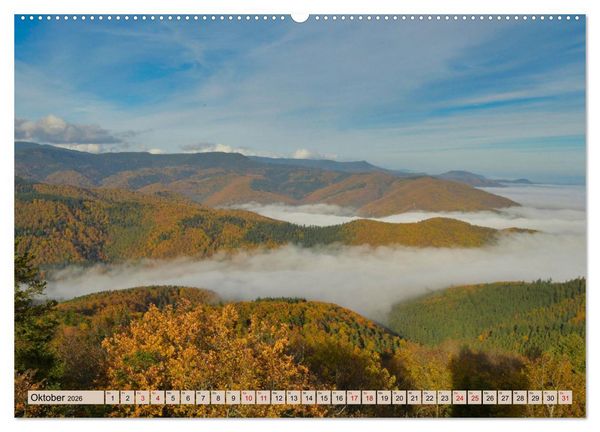 Produktbild: Vogesen - wundersch&ouml;n (hochwertiger Premium Wandkalender 2026 DIN A2 quer), Kunstdruck in Hochglanz