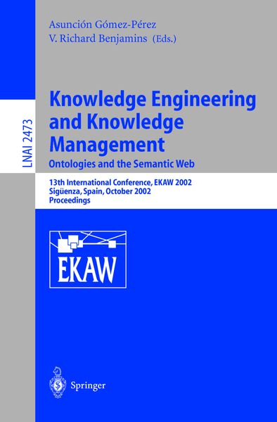 Produktbild: Knowledge Engineering and Knowledge Management: Ontologies and the Semantic Web